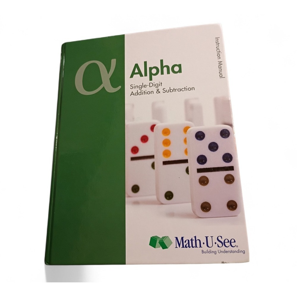 Math U‎ See Alpha Teachers Instruction Manual Instruction Manual Only Book EUC